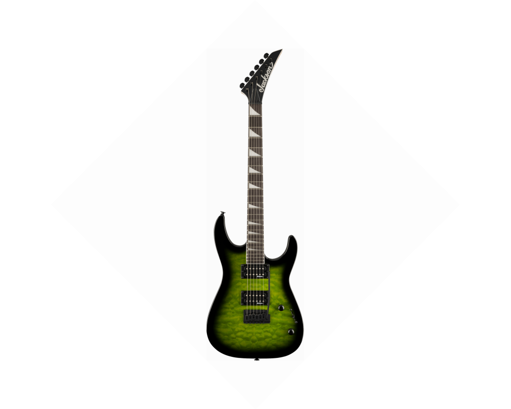 Jackson JS20 Dinky DKQ 2PT AH Transparent Green Burst