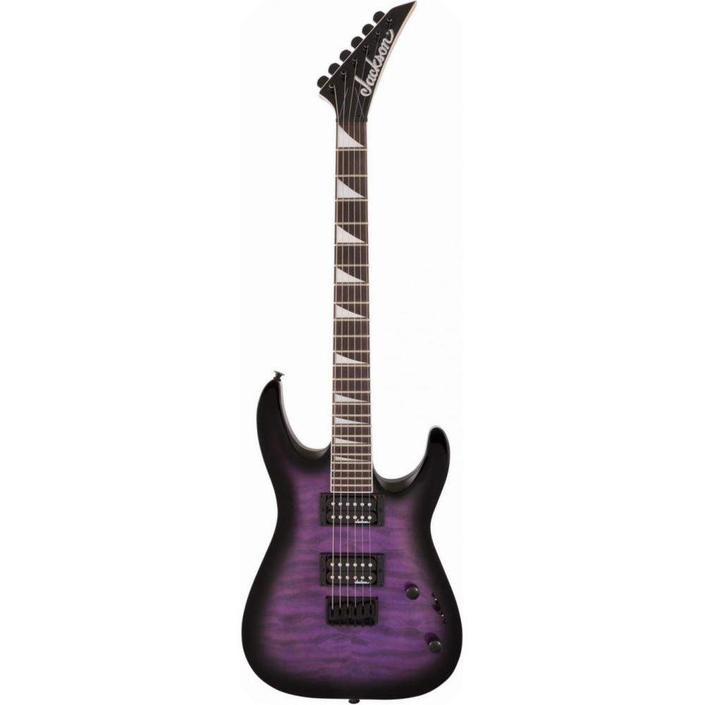Jackson JS32Q Dinky Arch Top DKA HT AH Transparent Purple Burst
