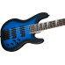 Jackson JS Series Concert Bass JS3V Metallic Blue Burst