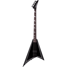 Jackson X RRB IV Rhoads Bass Black with White Pinstripes