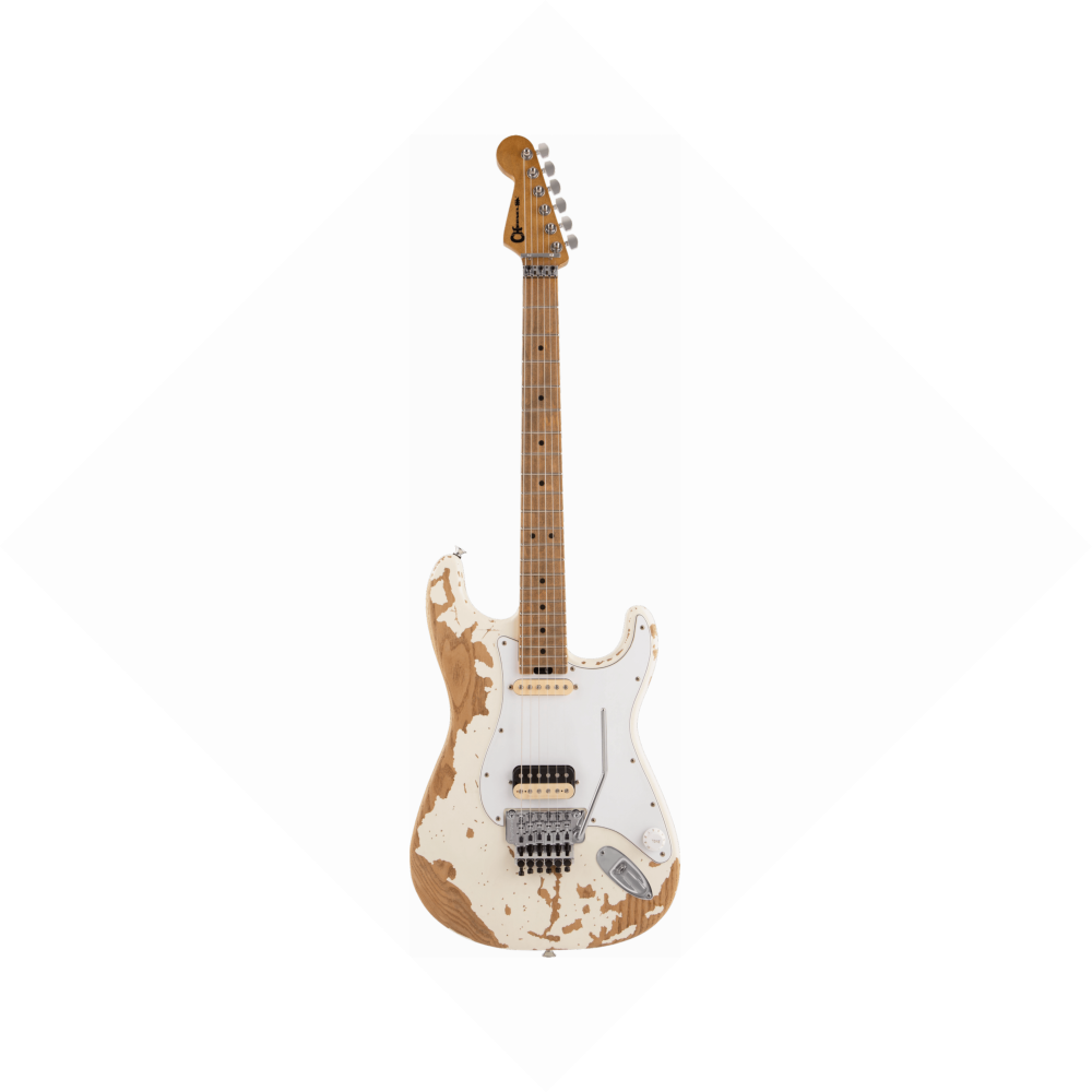 Charvel Henrik Danhage LTD Signature Pro-Mod SC Style 1 HS FR M White Relic