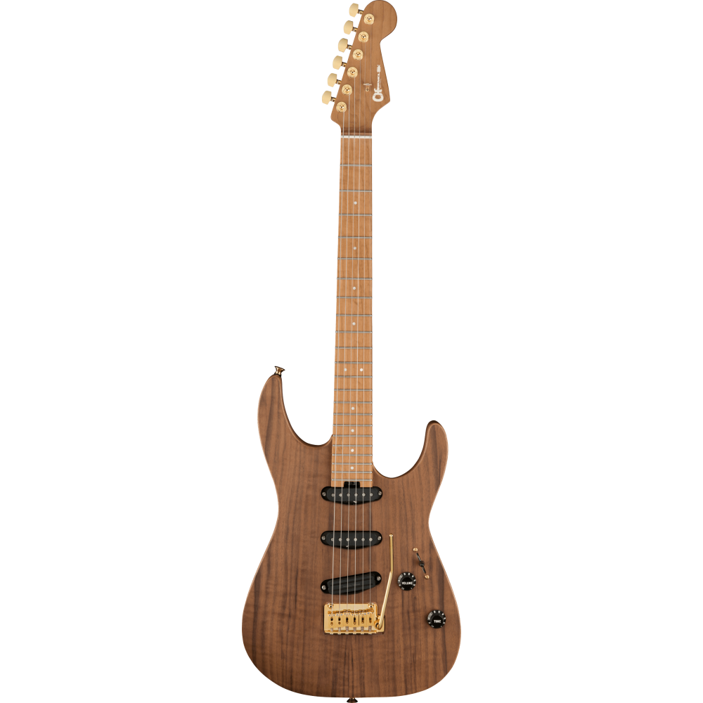 Charvel Pro-Mod DK22 SSS 2PT CM Mahogany with Walnut Natural