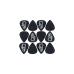 Jackson 351 Bomb Picks Black, Thin .50mm (12 un)