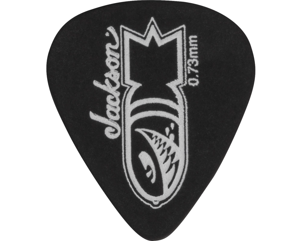 Jackson 351 Bomb Picks Black, Medium .73mm (12 uds.)