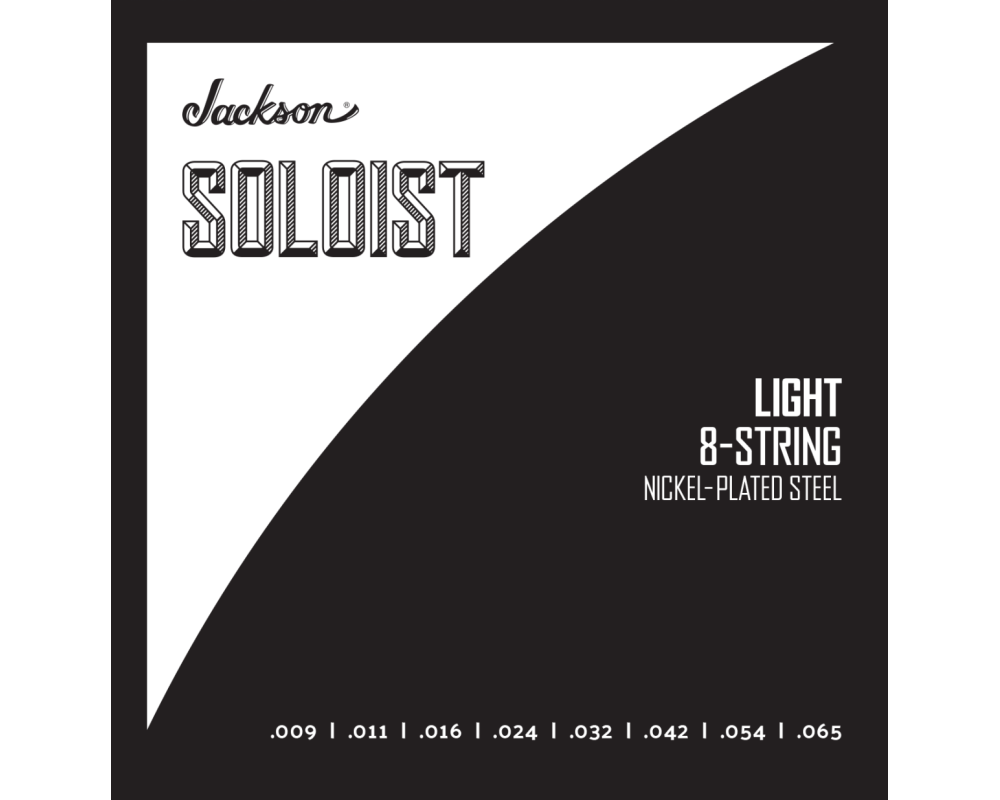 Jackson Soloist Strings 8 String, Light .009-.065