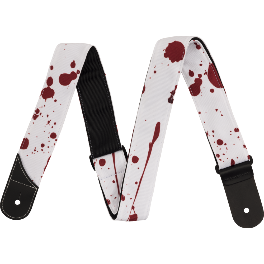 Jackson Strap White Red Splatter