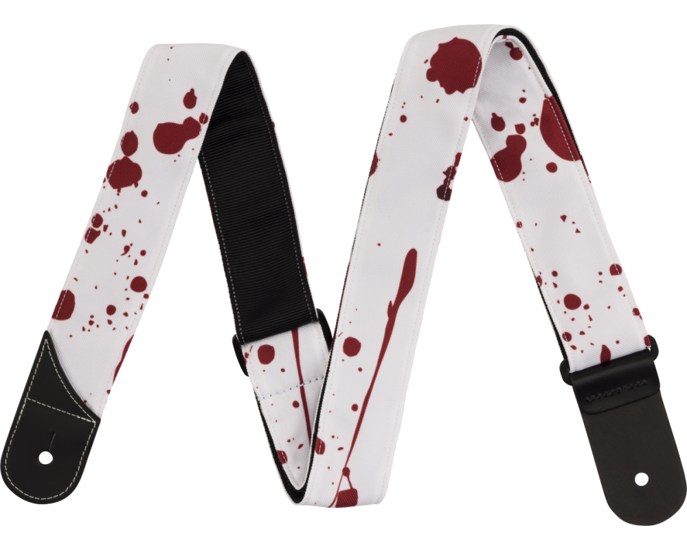 Jackson Strap White Red Splatter