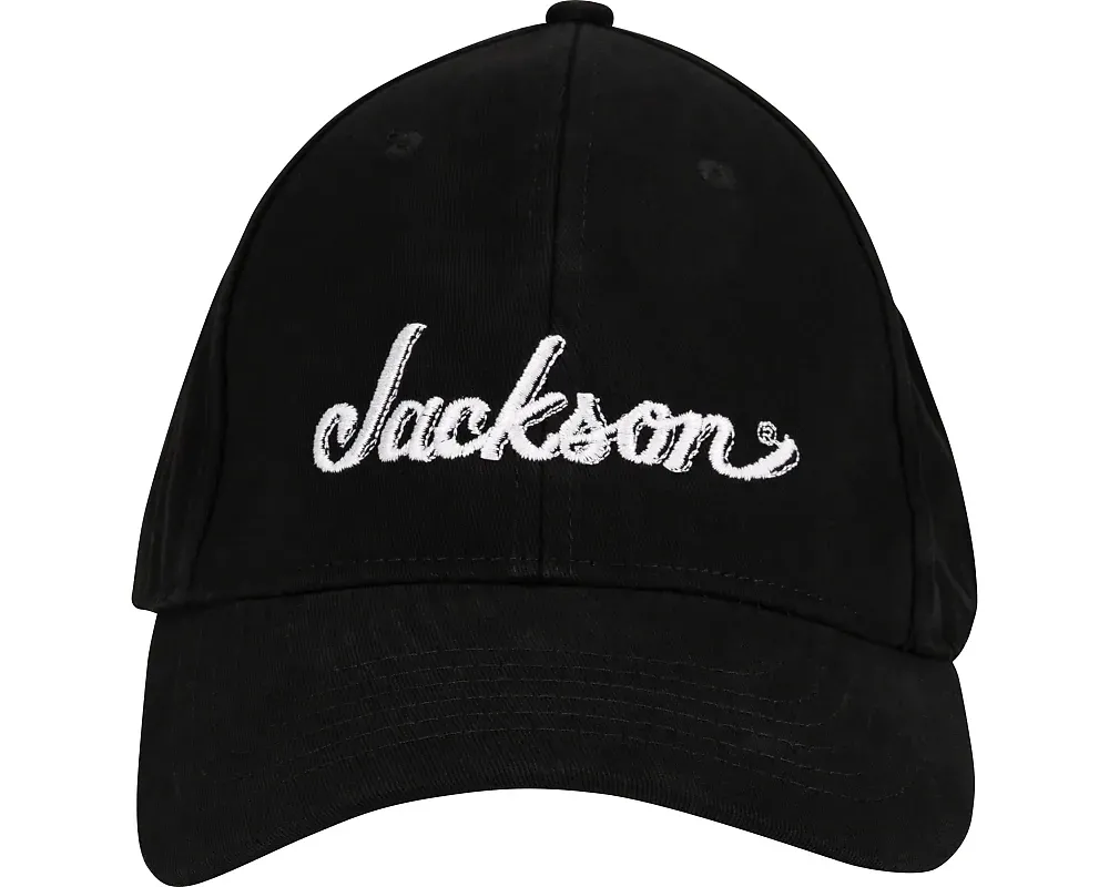 Jackson Logo Flexfit Hat, Black, S/M