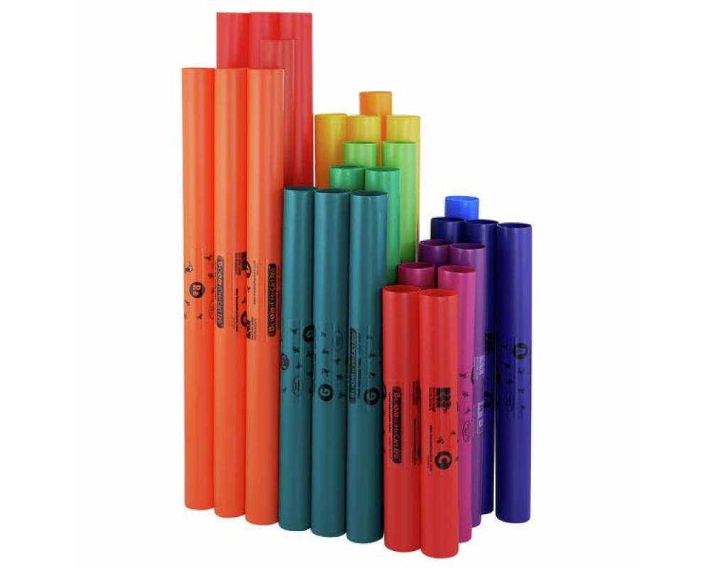 Boomwhackers BW SET 04 - Basic School 28 Tubes / 16 Octavator Caps with Bag