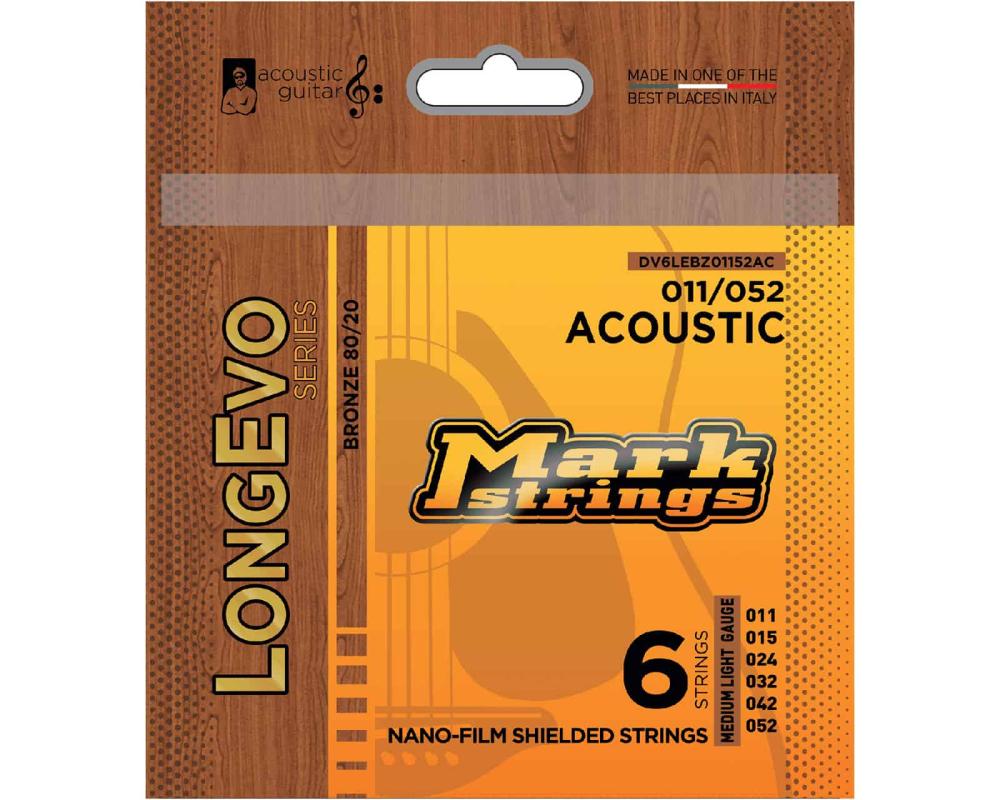 Markbass Longevo 011-052 Bronze 80/20 Acoustic Guitar