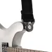 Daddario 50BAL00 Auto Lock Guitar Strap, Black
