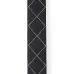Daddario 50BAL02 - Auto Lock Locking Guitar Strap, Black Padded Diamonds