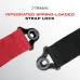 Daddario 50BAL05 - Auto Lock Locking Guitar Strap, Skater Black