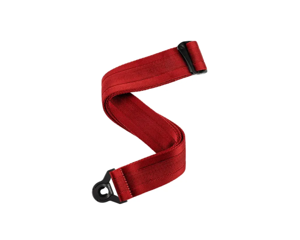 Daddario 50BAL11 - Auto Lock Locking Guitar Strap, Blood Red