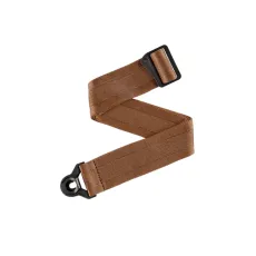 Daddario 50BAL19 - Auto Lock Locking Guitar Strap, Umber Brown