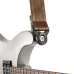 Daddario 50BAL19 - Auto Lock Locking Guitar Strap, Umber Brown