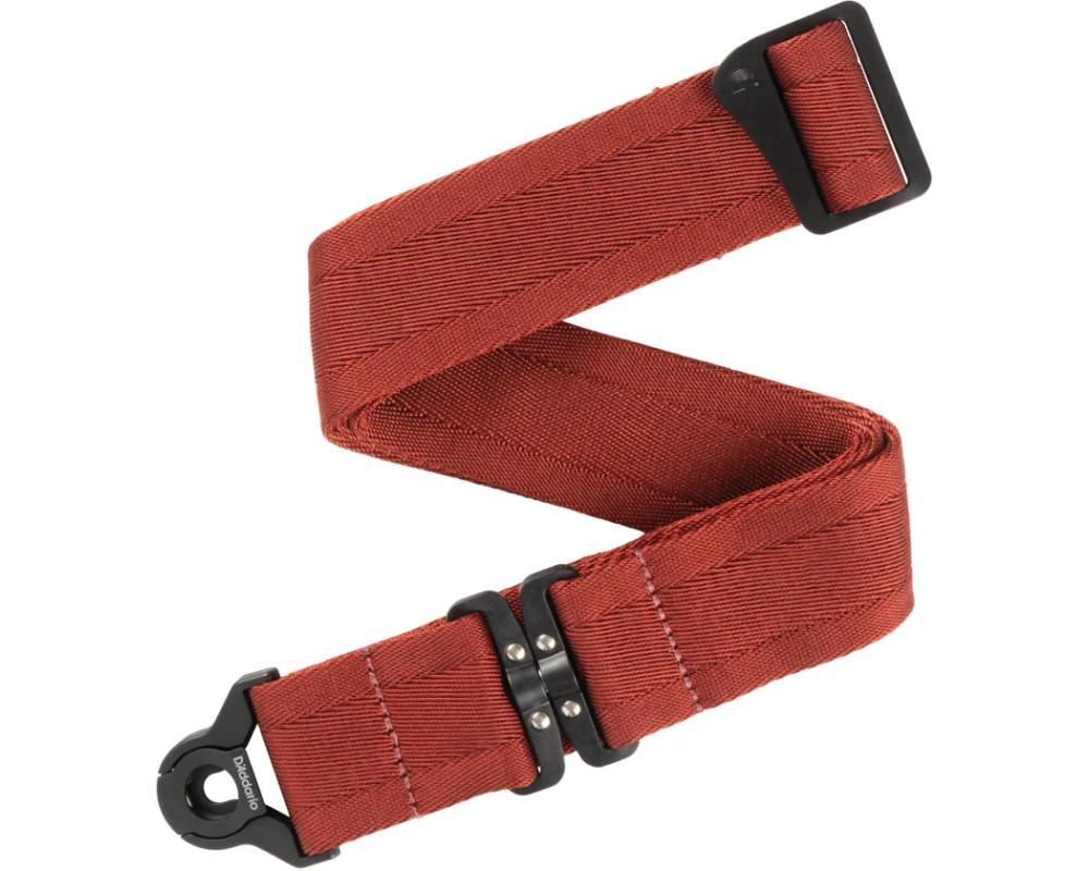 Daddario Auto Lock Swivel Strap, Blood Red