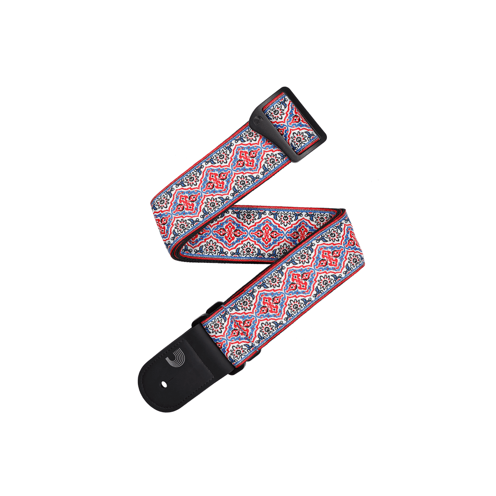 Daddario Eco Persian Woven Guitar Strap, White