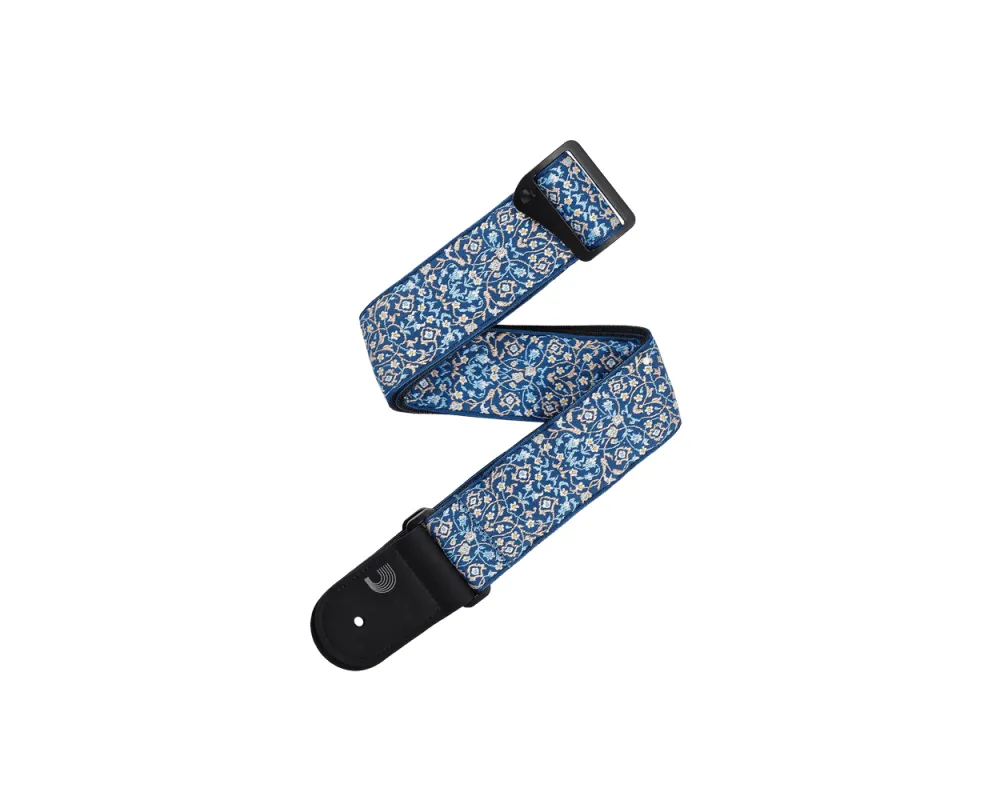 Daddario Eco Persian Woven Guitar Strap, Blue