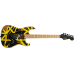 EVH Limited Edition Striped Series Frankenstein MN Black/Yellow Aged