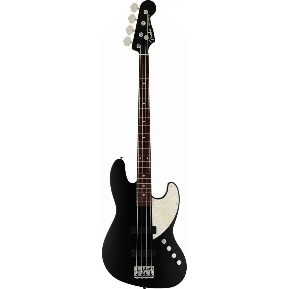 Fender Made in Japan Elemental Jazz Bass HH RW SBK.