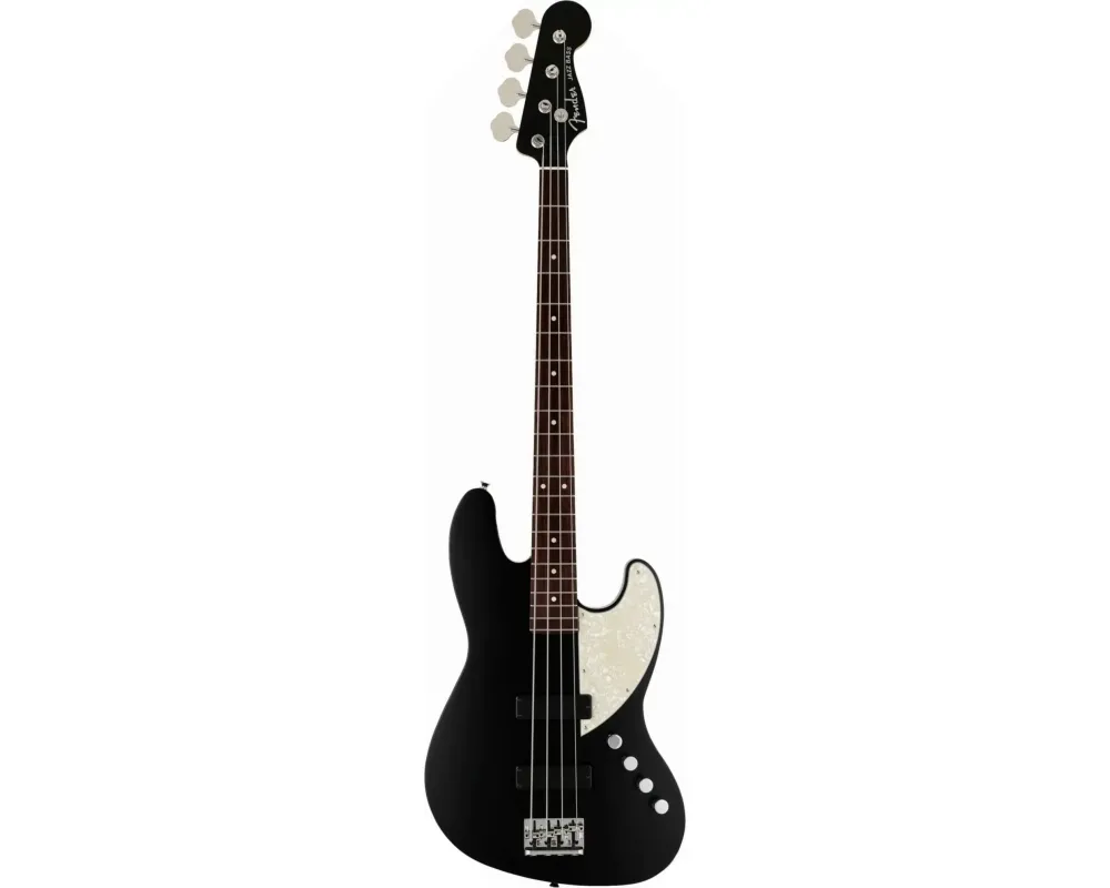 Fender Made in Japan Elemental Jazz Bass HH RW SBK.