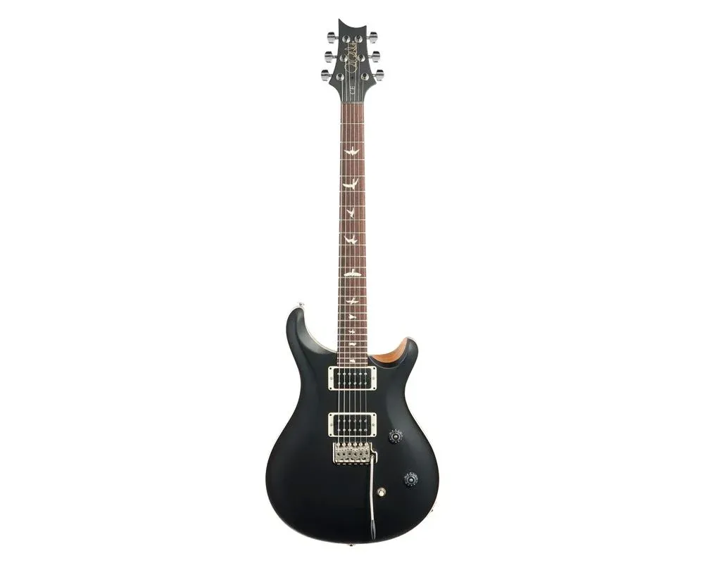 PRS CE 24 LTD Black Top Satin Natural Back with Gig Bag