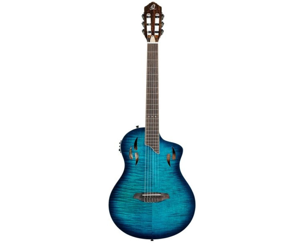 Ortega RTPDLX Tour Player Flamed Maple Blue