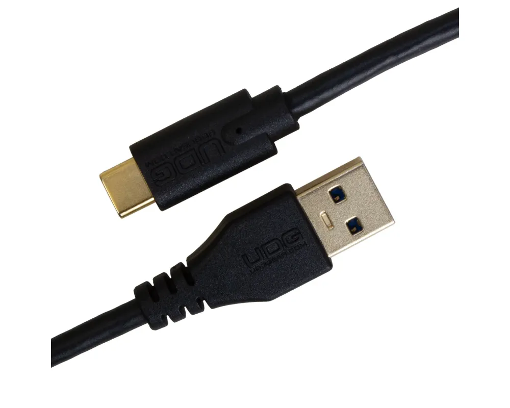 UDG Ultimate Audio Cable USB 3.2 C-A Straight 1,5m Black