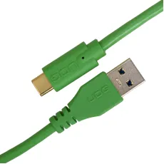 UDG Ultimate Audio Cable USB 3.2 C-A Straight 1,5m Green