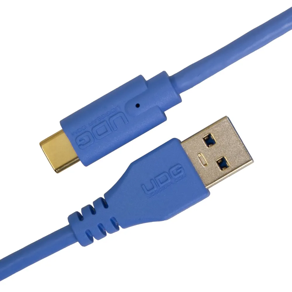 UDG Ultimate Audio Cable USB 3.2 C-A Straight 1,5m Blue