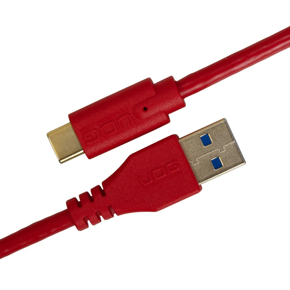 UDG Ultimate Audio Cable USB 3.2 C-A Straight 1,5m Red