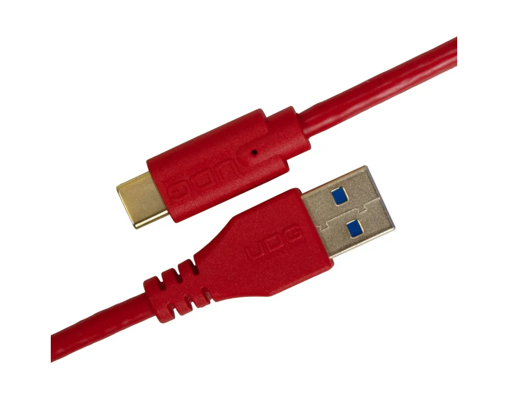 UDG Ultimate Audio Cable USB 3.2 C-A Straight 1,5m Red