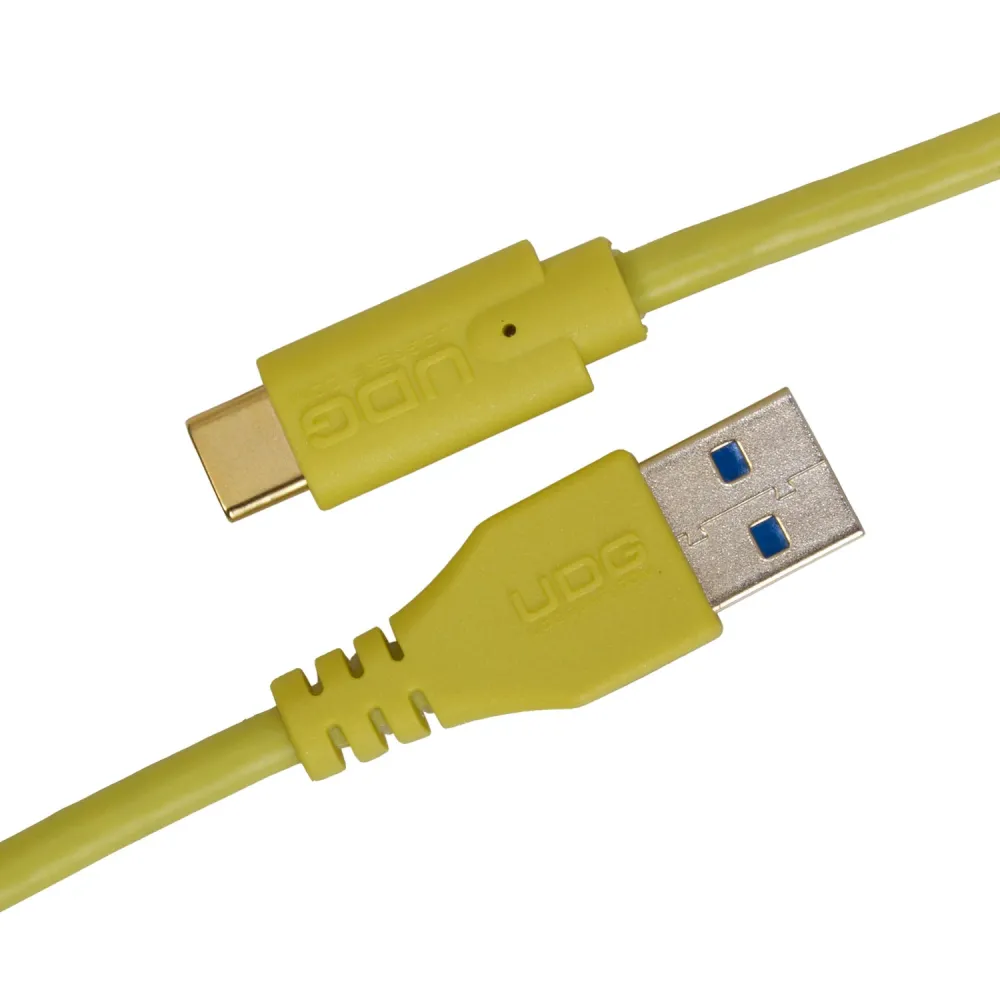 UDG Ultimate Audio Cable USB 3.2 C-A Straight 1,5m Yellow