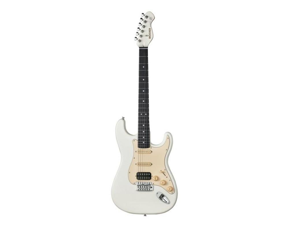 Mooer MSC10 Pro Guitar Vintage White