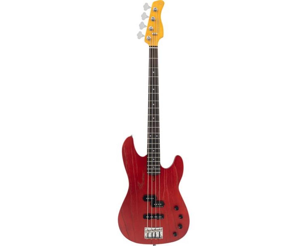Marcus Miller P6-4 Sandblasted Candy Apple Red