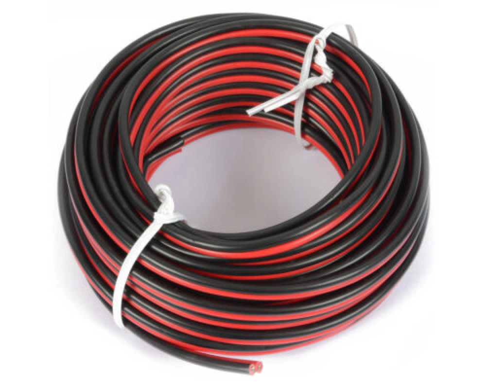 Power Dynamics RX30 Universal Cable Red and Black 2 x 0.75mm - 10m