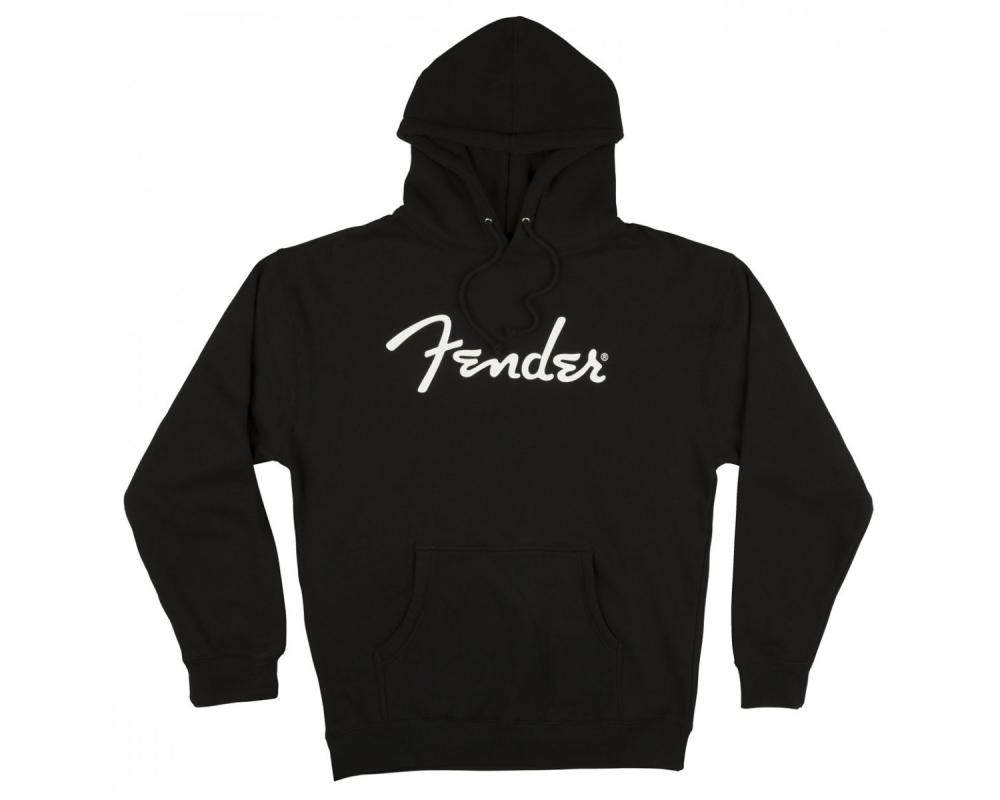 Fender Logo Hoodie, Black, M