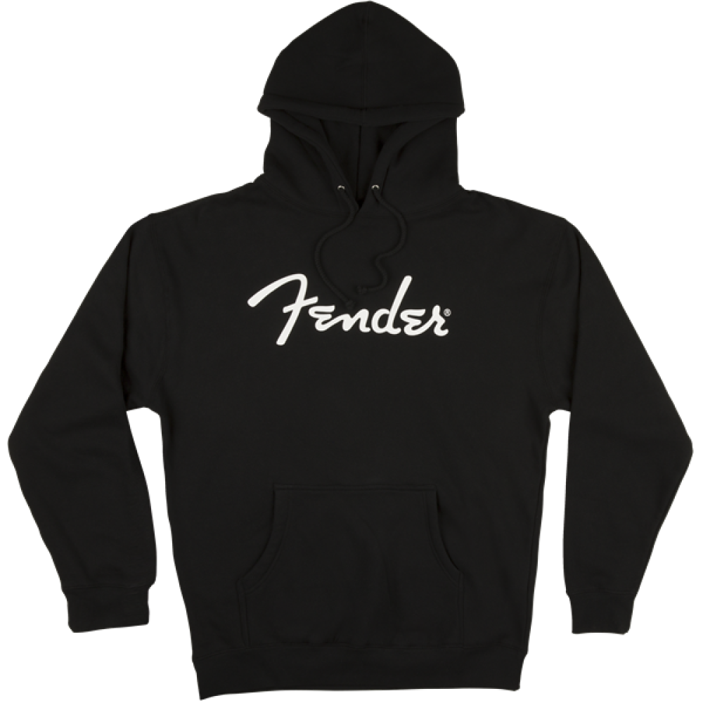 Fender Logo Hoodie, Black, L