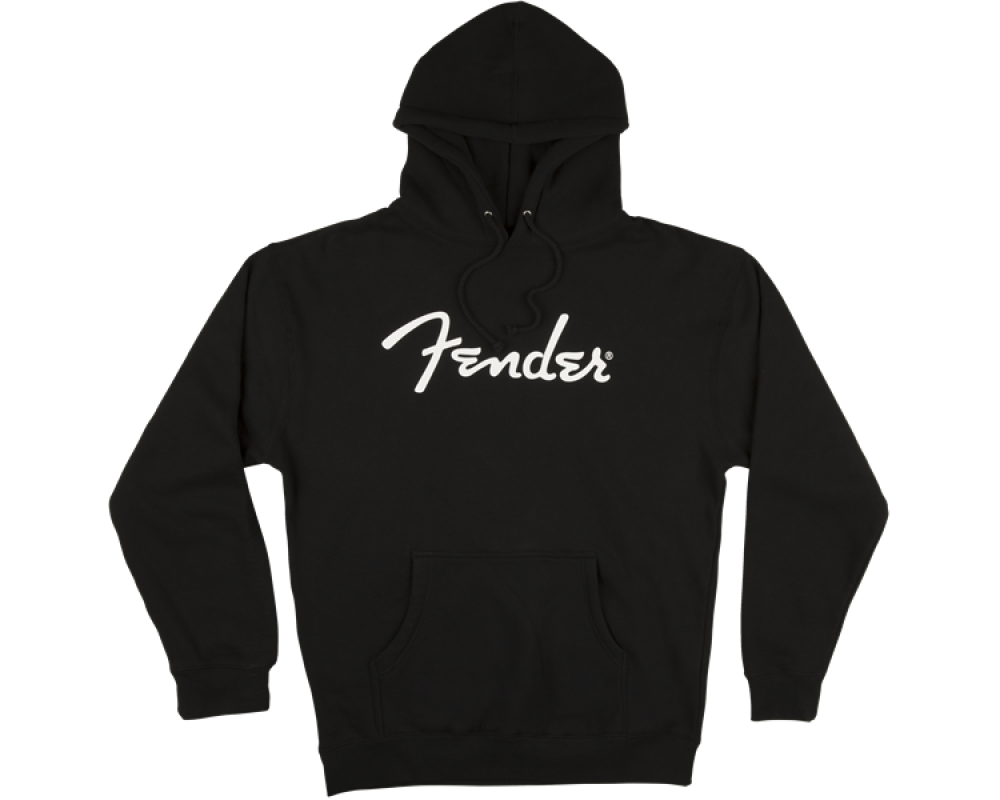 Fender Logo Hoodie, Black, L