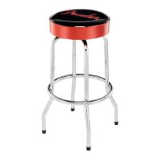 Fender Red Sparkle Logo Barstool, Black/Red Sparkle, 30 inch