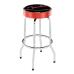 Fender Red Sparkle Logo Barstool, Black/Red Sparkle, 30 inch