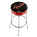 Fender Red Sparkle Logo Barstool, Black/Red Sparkle, 30 inch