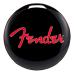 Fender Red Sparkle Logo Barstool, Black/Red Sparkle, 30 inch