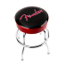 Fender Red Sparkle Logo Barstool, Black/Red Sparkle, 24 inch