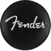Fender Spaghetti Logo Pick Pouch Barstool, Black/Chrome, 24 inch