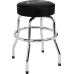 Fender Spaghetti Logo Pick Pouch Barstool, Black/Chrome, 24 inch