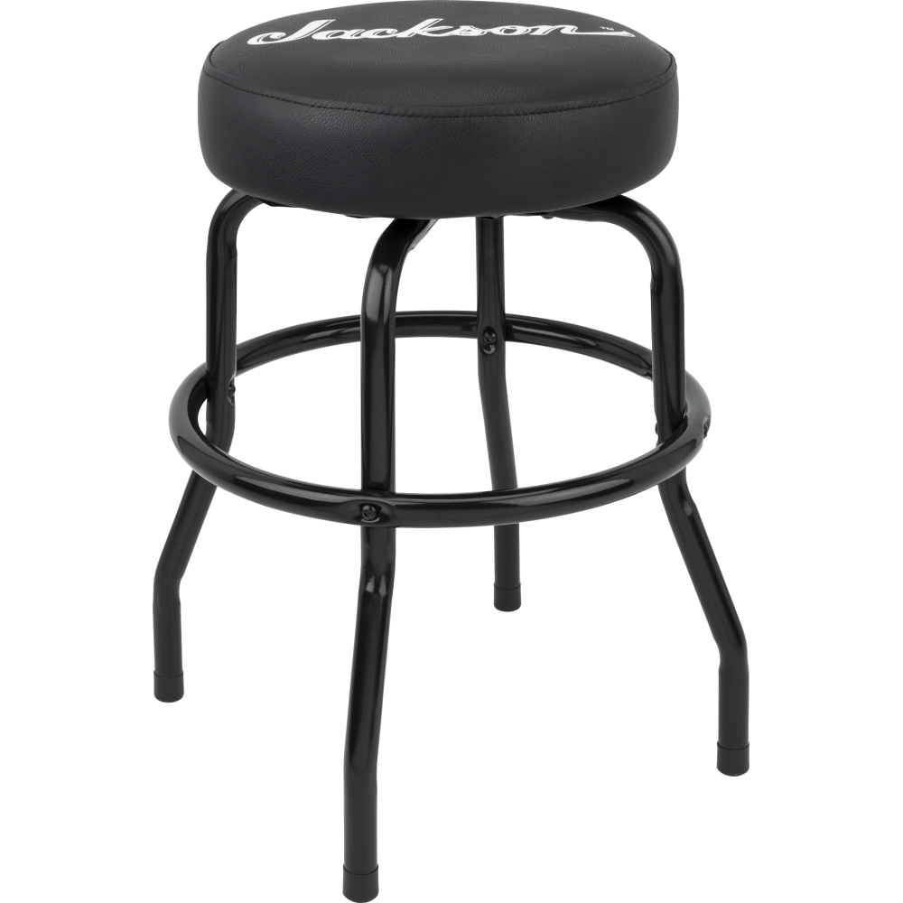 Jackson Logo Barstool , Black 24 inch