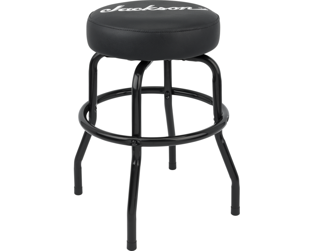Jackson Logo Barstool , Black 24 inch