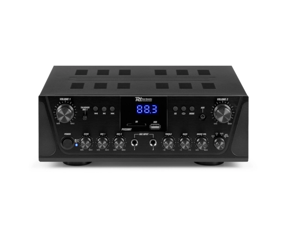 Power Dynamics PV220BT Audio Amplifier System 200W